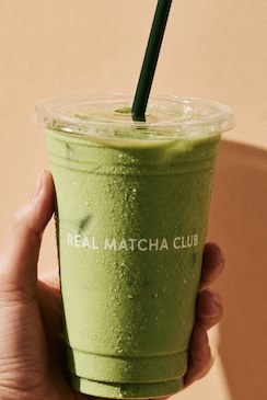 Iced matcha to go